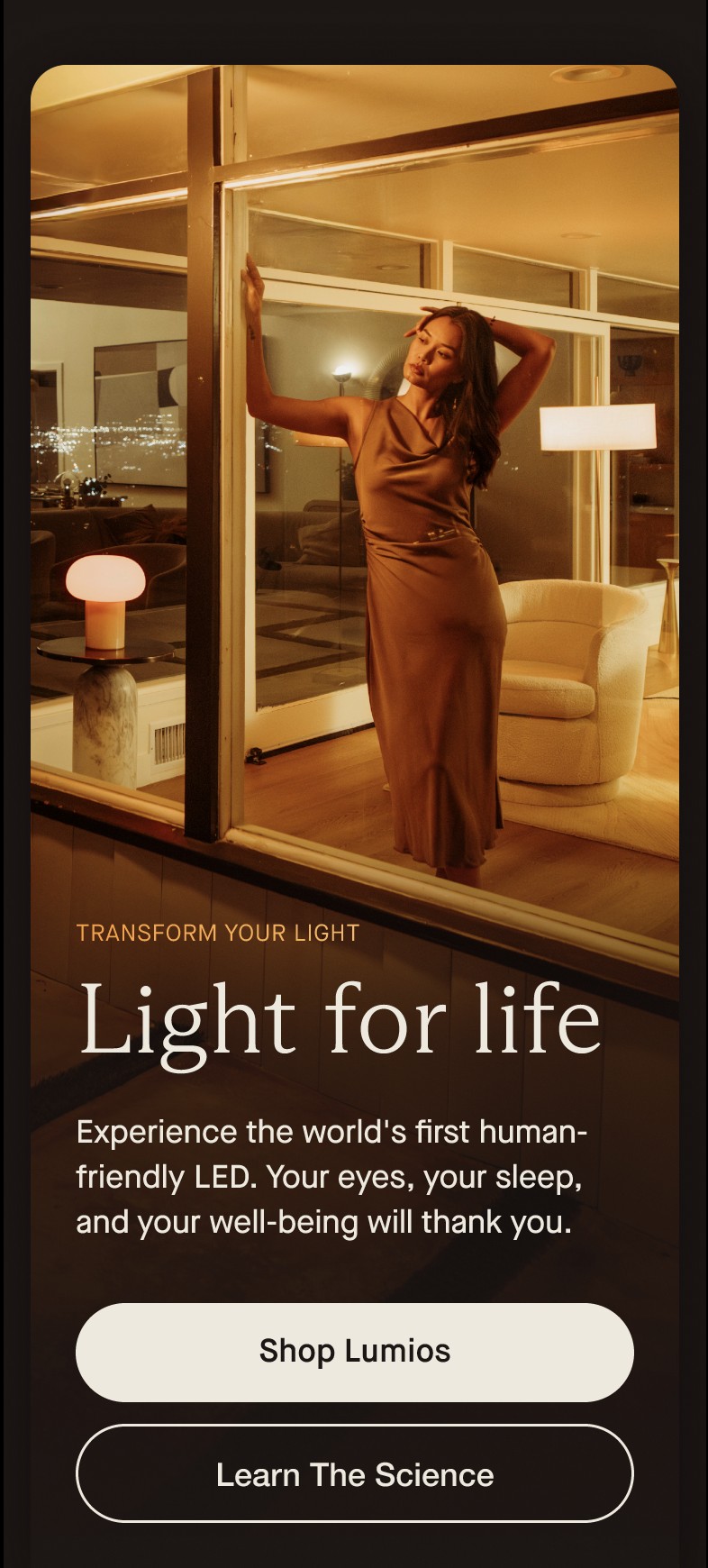 Lumios vertical campaign imagery